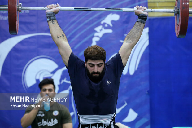 رکورد گیری تیم ملی وزنه برداری 13