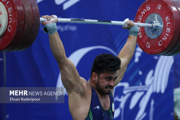 رکورد گیری تیم ملی وزنه برداری 20