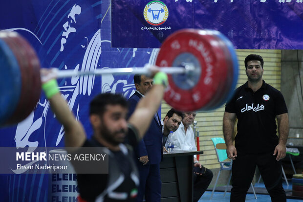 رکورد گیری تیم ملی وزنه برداری 21
