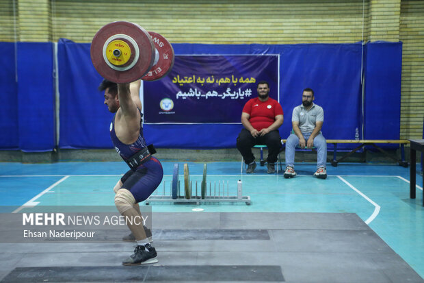 رکورد گیری تیم ملی وزنه برداری 23