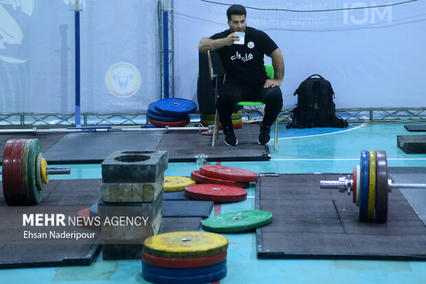 رکورد گیری تیم ملی وزنه برداری 34