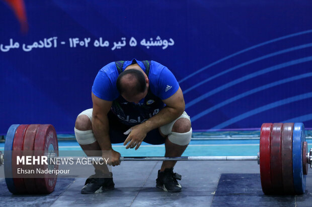 رکورد گیری تیم ملی وزنه برداری 36