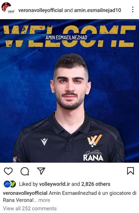 İranlı voleybolcu İtalyan ekibine katıldı