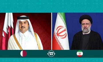 الرئيس الايراني يبحث مع أمير قطر اخر التطورات الفلسطينية