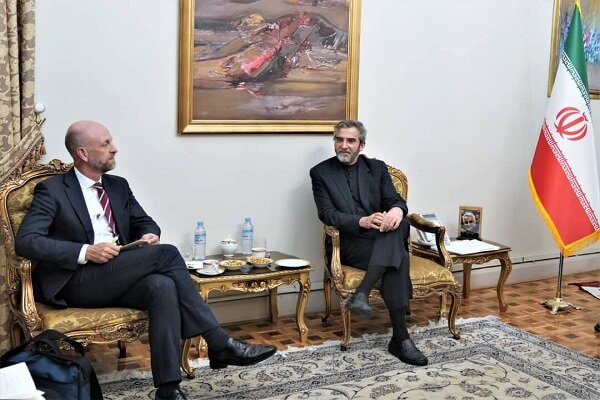 باقري كني يلتقي مدير عام الشؤون الإقليمية بوزارة خارجية النرويج في طهران