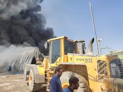 مهار آتش‎ در خط انتقال نفت خام گوره - جاسک
