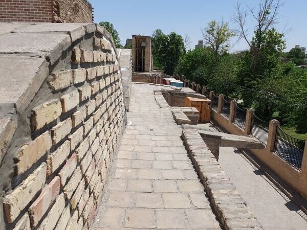 مرمت غیر اصولی مسجد باستانی ورامین 7