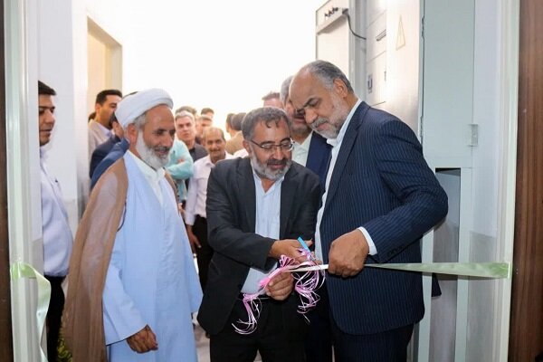 افتتاح ساختمان جدید مرکز تلفن شهید سلیمانی در بهاباد