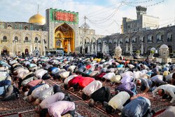 Eid al-Adha prayers in Imam Reza (AS) holy shrine