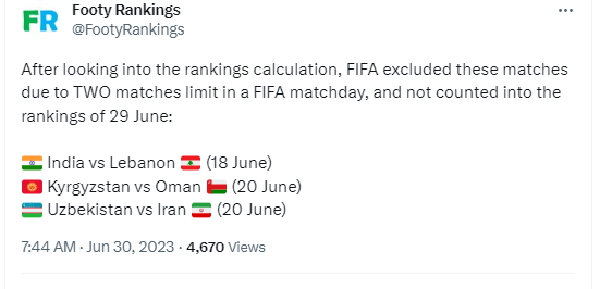جامانده از رده ایران در فیفا/ نتیجه بازی با ازبکستان لحاظ نشد!