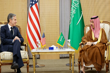 دیدار وزیران خارجه عربستان و آمریکا در ریاض