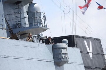 ۲ ناوچه روسی به جزایر اوکیناوا متعلق به ژاپن نزدیک شدند