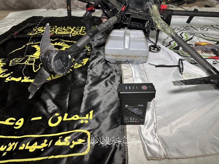 شکار یک فروند پهپاد ارتش رژیم صهیونیستی از سوی مقاومت در جنین