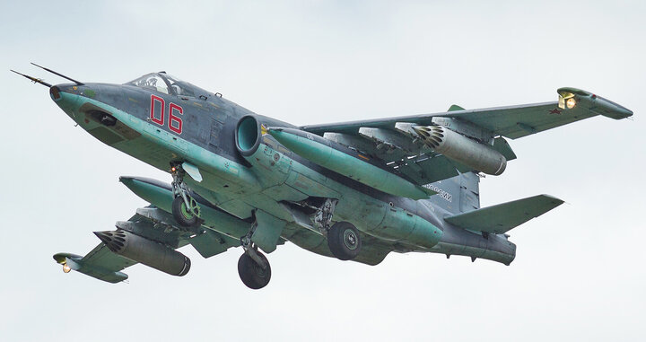 Russia air defense shoots down Su-25 attack aircraft: report