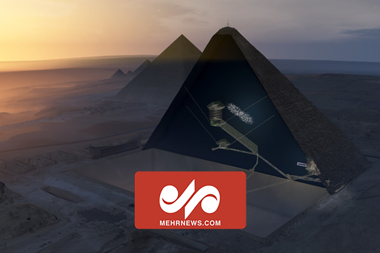 تصاویر 360 درجه از داخل هرم بزرگ جیزه (خوفو) مصر