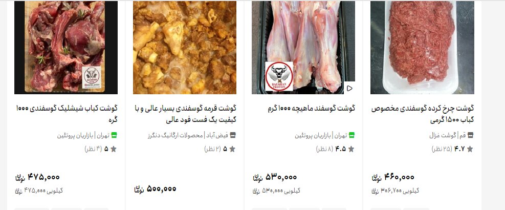 قیمت های سلیقه ای در بازار گوشت + عکس