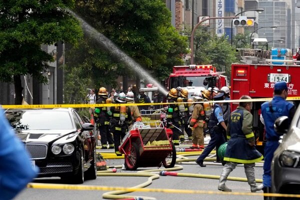 ۴ نفر در انفجار ساختمانی در توکیو مجروح شدند