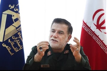 سەردارێکی سپای پاسداران لەگەڵ سەید حەسەن نەسڕوڵا شەهید بوو