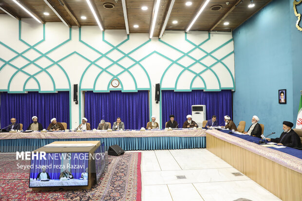 جلسه شورای عالی انقلاب فرهنگی، بعدازظهر امروز سه شنبه ۱۳ تیرماه ۱۴۰۲ به ریاست حجت الاسلام سیدابراهیم رئیسی، رئیس جمهور برگزار شد