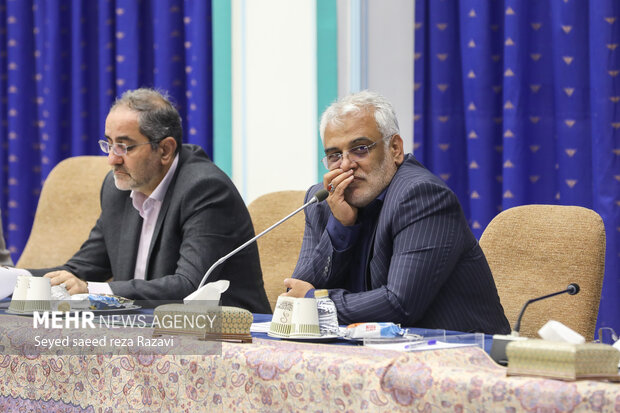  محمدمهدی طهرانچی رییس دانشگاه آزاد اسلامی در جلسه شورای عالی انقلاب فرهنگی حضور دارد