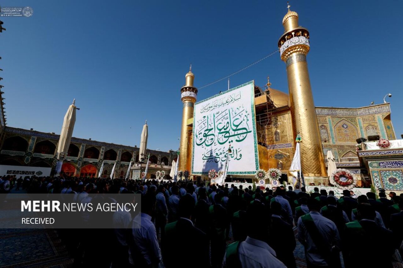 Mehr News Agency - Imam Ali (AS) shrine preparing for Eid al-Ghadir ...