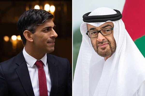 نخست‌وزیر انگلیس و رئیس امارات درباره ایران رایزنی کردند