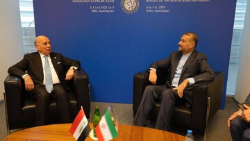 دیدار و گفتگوی وزاری امور خارجه ایران و عراق