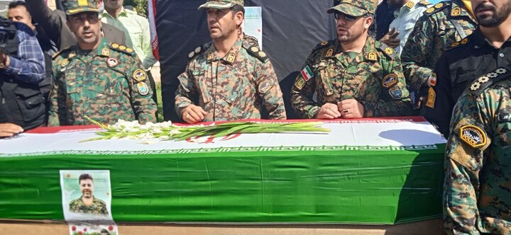 مراسم تشییع شهید «مجید سلیم زاده»در شهرستان چرداول برگزار شد
