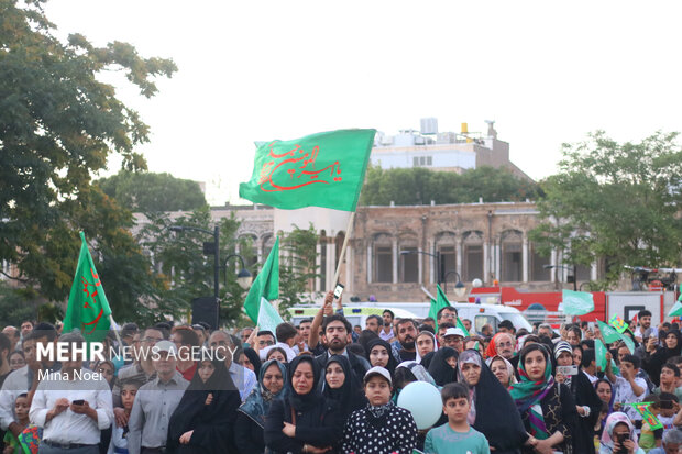 حضور پرشور مردم تبریز در مهمانی غدیر/ هیچ محلهای از جشن جا نماند