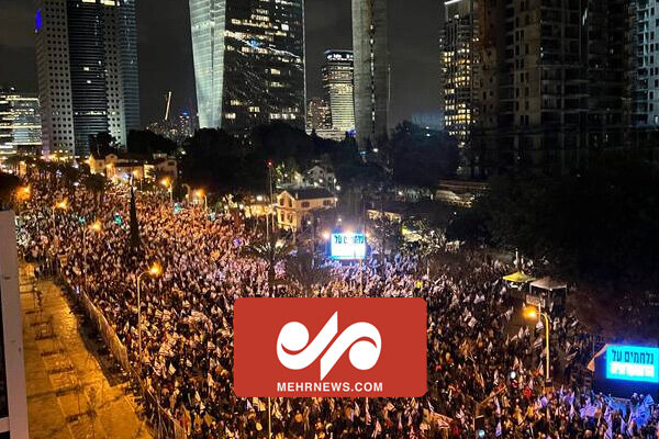 تصاویری از تظاهرات گسترده معترضان در تل آویو
