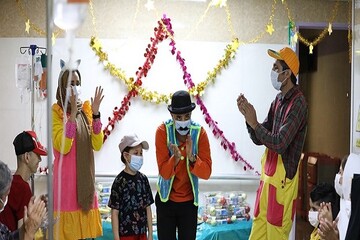 عیدغدیر در جمع کودکان سرطانی