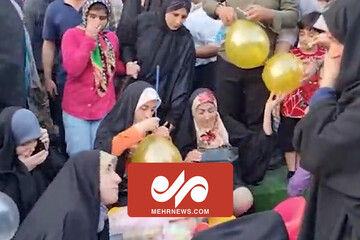 تصاویری از خادمین دهه هشتادی مهمونی ۱۰ کیلومتری غدیر