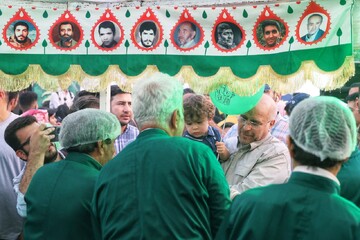 رئیس مجلس شورای اسلامی در جشن عید غدیر حضور یافت