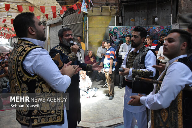 جشن عید غدیر در بازار تاریخی اراک