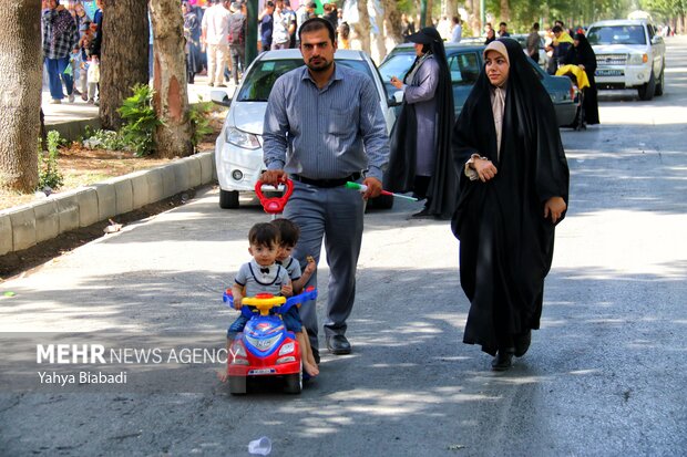 جشن بزرگ خیابانی عید غدیر در کرمانشاه