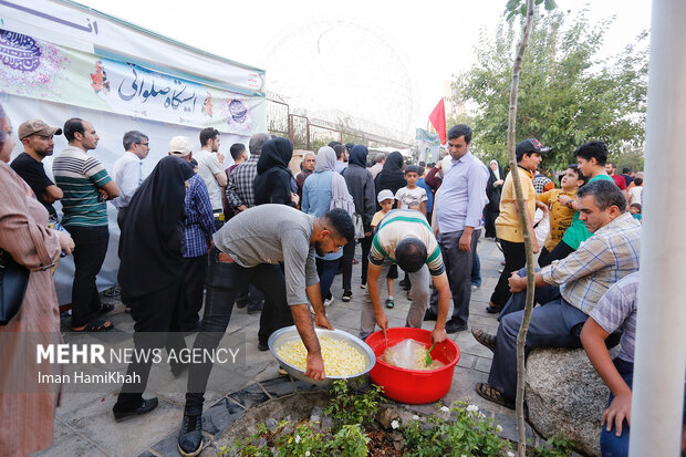 میهمانی کیلومتری عید غدیر در همدان