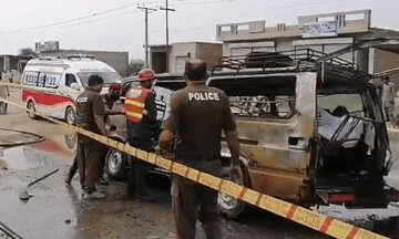۷ نفر بر اثر انفجار سیلندر گاز یک ون کشته شدند