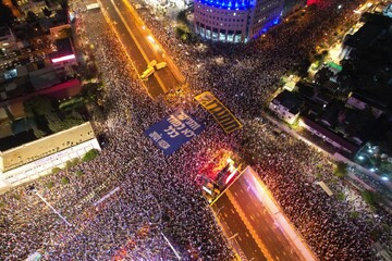 تظاهرات ده‌ها هزار نفر علیه نتانیاهو در هفته بیست و هفتم