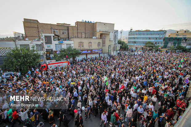 کاروان شادپیمایی عید غدیر در شیراز