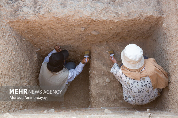 کاوش های باستان شناسی در محوطه یوسف آباد