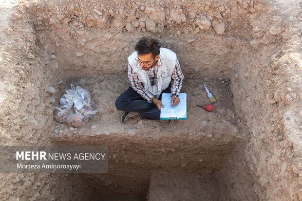 کاوش های باستان شناسی در محوطه یوسف آباد