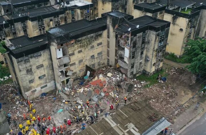 At least 8 dead after apartment building collapse in Brazil