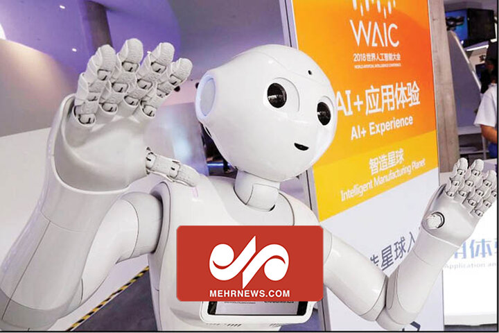 نمایشگاه ربات‌های هوش مصنوعی در شانگهای