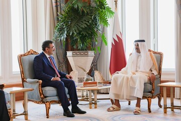 دیدار امیر قطر با معاون رئیس جمهور ترکیه