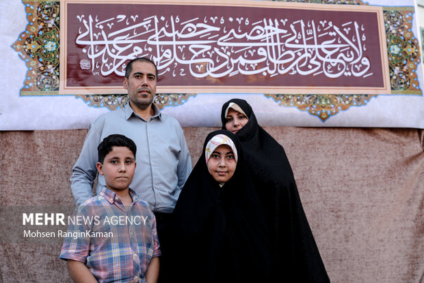 خانواده ها در مهمونی ۱۰ کیلومتری عید غدیر