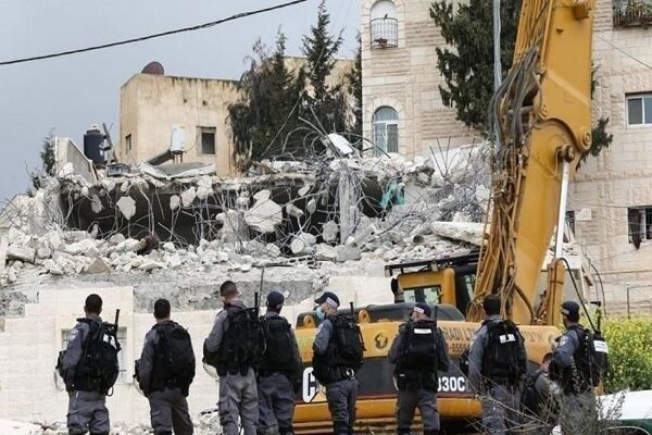 رژیم صهیونیستی امسال ۳۰۳ ساختمان فلسطینی را تخریب کرد
