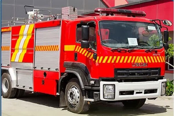 استقرار خودروهای آتش‌نشانی کاشان در ۹ نقطه در روز اربعین 