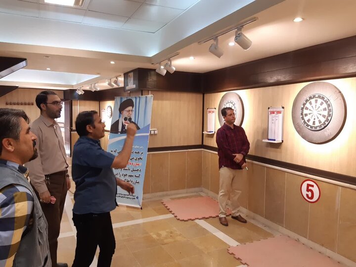 مسابقات «دارت» و «تیراندازی با تفنگ بادی» در اردبیل برگزار شد