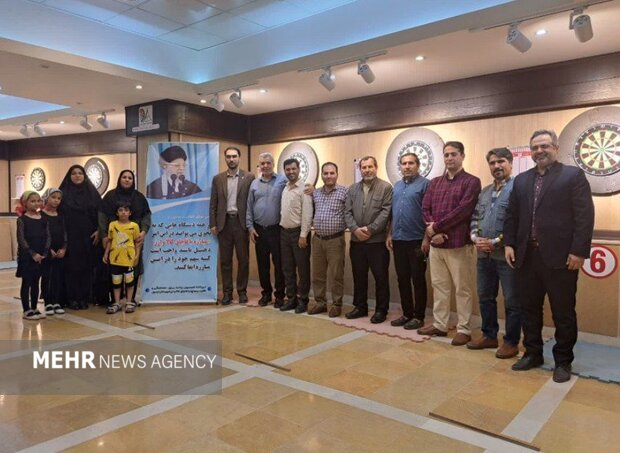 مسابقات «دارت» و «تیراندازی با تفنگ بادی» در اردبیل برگزار شد