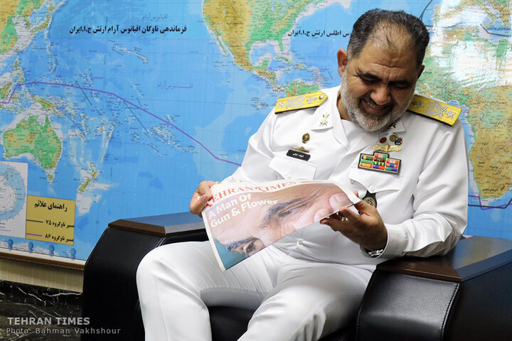 Top navy commander speaks to the Tehran Times about maritime developments